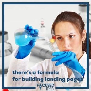 There's a formula to building a high converting landing page
